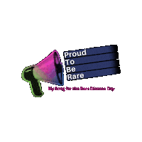 ProudToBeRare song rare rare disease day proud to be rare Sticker
