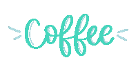 lovelyletteringcorner coffee lettering calligraphy coffee time Sticker