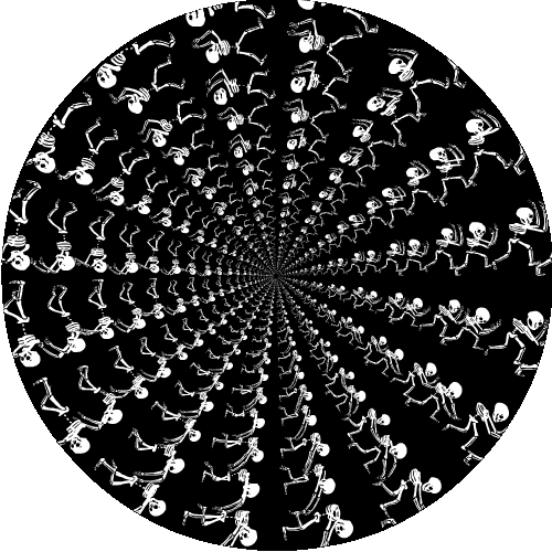 phenakistoscope STICKER by Neil Sanders