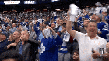 Happy Toronto Maple Leafs GIF by NHL