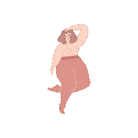 Yadeparis girl pride nu fille Sticker