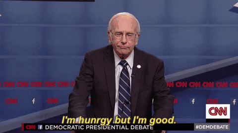 Im Hungry But Im Good Bernie Sanders GIF by Saturday Night Live