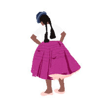 carlottagasparini dance baile shirt cholita Sticker