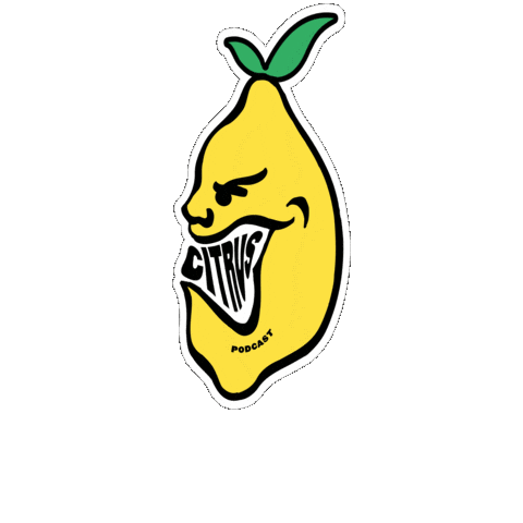 CitrusPodcast giphygifmaker podcast lemon citrus Sticker
