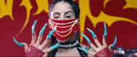 Mask Nails GIF by ROSALÍA
