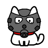 White Cat Yes Sticker by Lord Tofu Animation