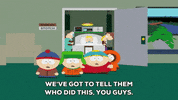 scared eric cartman GIF by South Park 