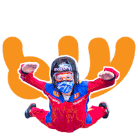Wind Tunnel Hurricane Sticker by Madrid Fly
