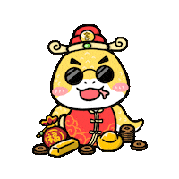 bingyen snake 新年 蛇年 蛇 Sticker