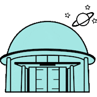 Space Stars Sticker by Lowell Observatory