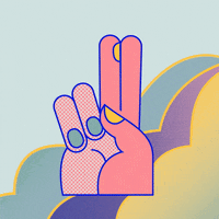 thomashedger peace show some love hedgerart hedger GIF