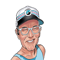 Run Running Sticker by eBibs