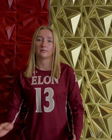 Elon Volleyball GIF by Elon Phoenix