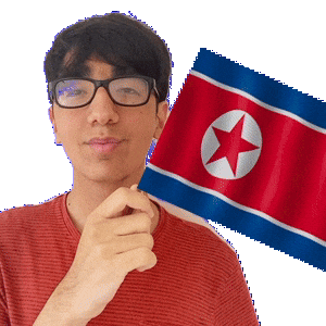 North Korea Day Sticker