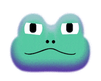 Sad Flying Saucer Sticker by TEEY - Thérèse Lacomblez