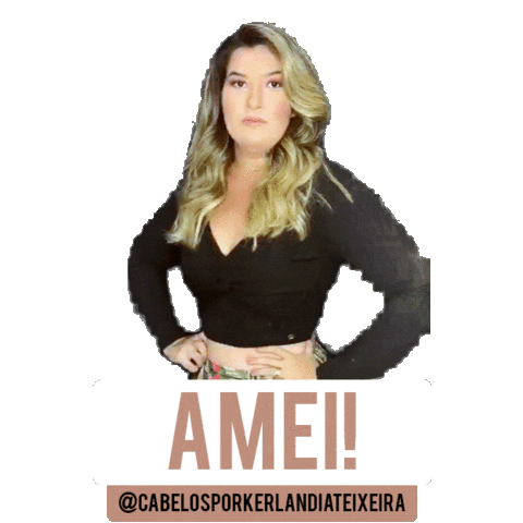 cabelosporkerlandiateixeira love hair amazing coracao Sticker