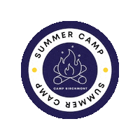 Piercecamps summer new york forest camp Sticker