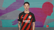 Eintracht Frankfurt Flirting GIF by Bundesliga