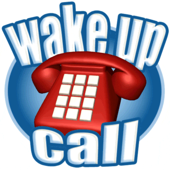 call wakeup GIF