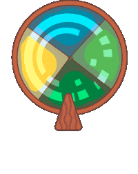 jekgiz fall yellow lettering autumn Sticker