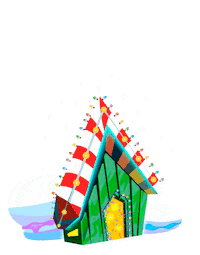 New Year Christmas Sticker