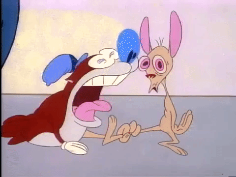 ren and stimpy nicksplat GIF