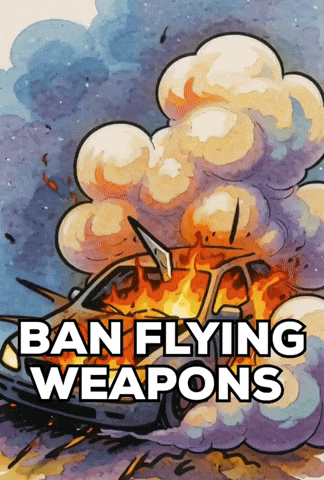 Cease Fire Ninja Bomb GIF by The LSD Hotel