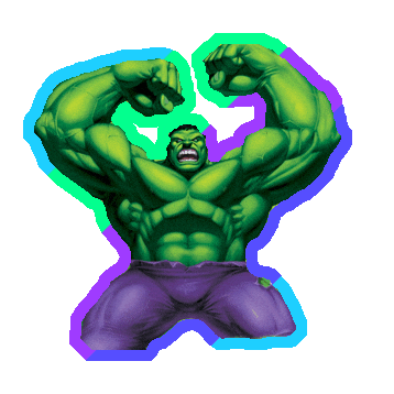 hulk STICKER by imoji