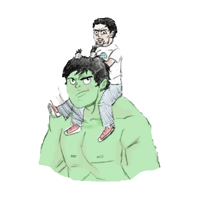 Hulk Sticker by imoji