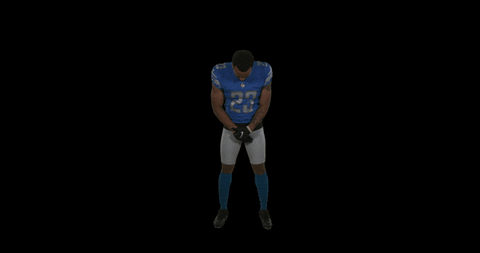 Serious Football Sports GIF by Detroit Lions