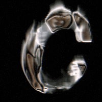 Glitch Alphabet GIF