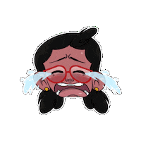 Sad Girl Crying Sticker by Gashhuds