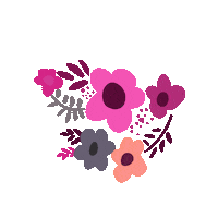 TheCosmicProject flower flowers floral playful Sticker