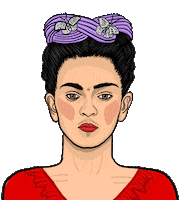 onaque eyes eye frida kahlo Sticker