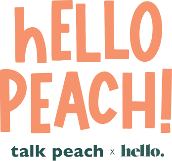 TheHelloCup giphyupload hello peach womenshealth Sticker