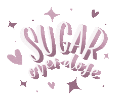 Sugar Hearts Sticker by Tutajna