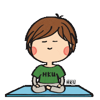 Meditate Hkusticker Sticker by The University of Hong Kong