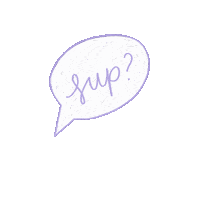 blurayzer hi purple bubble sup Sticker