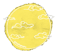 Full Moon Sticker