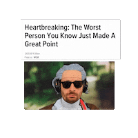 Good Point Heart Breaking Sticker