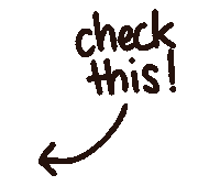 Arrow Check This Sticker