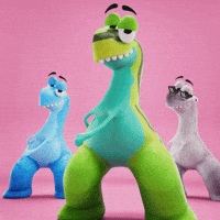 Good Vibes Dancing GIF by Claynosaurz