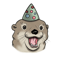 CrashingCadence otter approval approve party animal Sticker