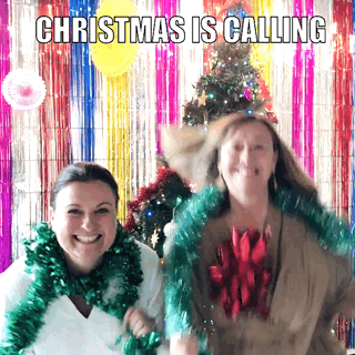 PublicisGIFmas giphyupload happy christmas excited GIF
