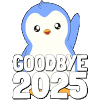 New Year Penguin Sticker by Pudgy Penguins