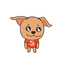shopeebr dog ecommerce cachorro licking Sticker