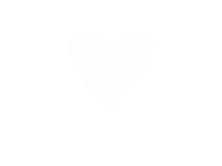 White Heart Sticker