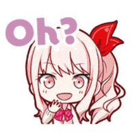 Confused Mizuki Sticker