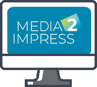 Media2Impress social media son en breugel media2impress wendy bekkers Sticker