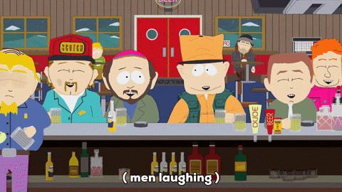 bar laughing GIF by South Park 